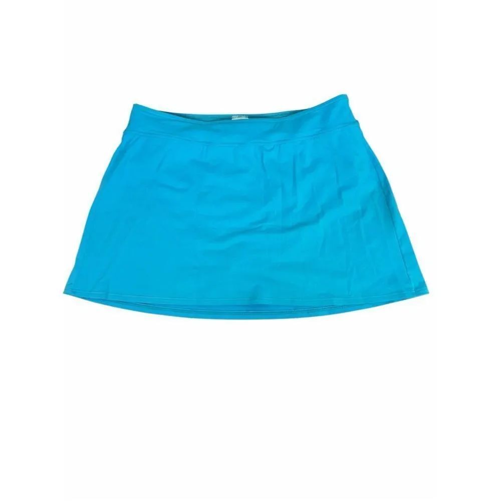 Lands' End Womens Chlorine Resistant Swim Skirt Swim Bottoms size 14